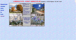 Desktop Screenshot of lobergsfotokonst.hogsby.net