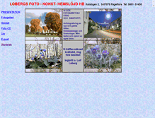 Tablet Screenshot of lobergsfotokonst.hogsby.net
