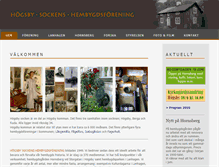 Tablet Screenshot of hembygd.hogsby.net