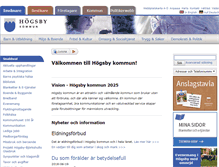 Tablet Screenshot of hogsby.se